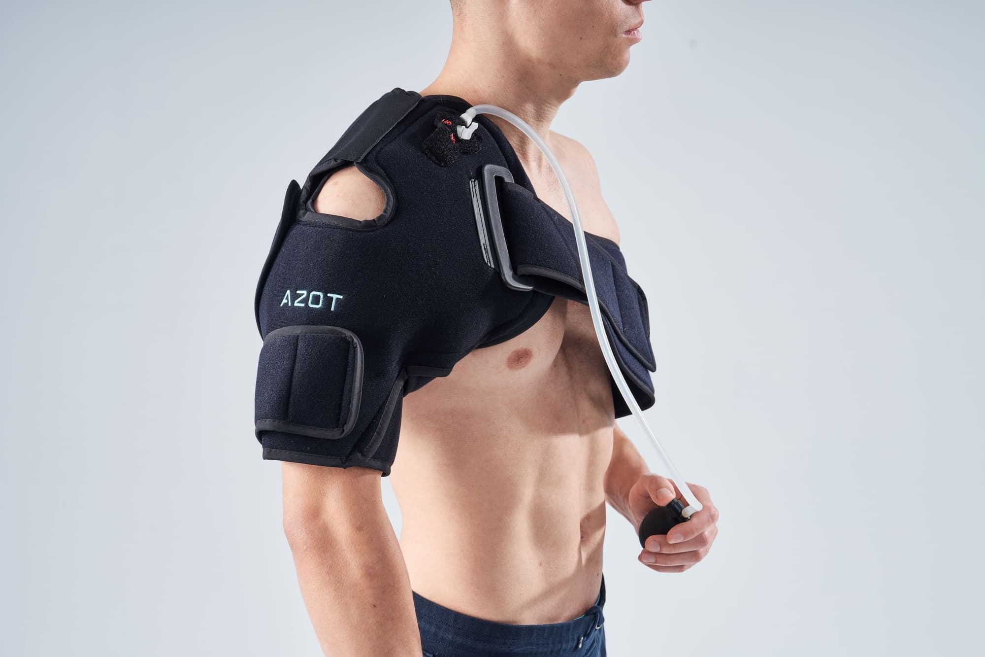 Cold Compression Shoulder Wrap with Sling and Pillow - Azot medical device image 2